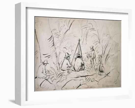 Excursion to Mont Avila, Venezuela-Camille Pissarro-Framed Giclee Print