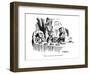 "Excuse me, may I see your invitation?" - New Yorker Cartoon-Henry Martin-Framed Premium Giclee Print