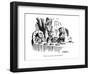 "Excuse me, may I see your invitation?" - New Yorker Cartoon-Henry Martin-Framed Premium Giclee Print