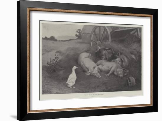 Excuse Me, You are Lying on My Nest-William Weekes-Framed Giclee Print