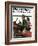 "Excuse My Dust" Saturday Evening Post Cover, July 31,1920-Norman Rockwell-Framed Giclee Print