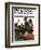 "Excuse My Dust" Saturday Evening Post Cover, July 31,1920-Norman Rockwell-Framed Giclee Print