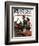 "Excuse My Dust" Saturday Evening Post Cover, July 31,1920-Norman Rockwell-Framed Giclee Print