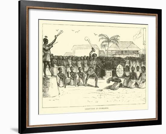 Execution in Coomassie-null-Framed Giclee Print