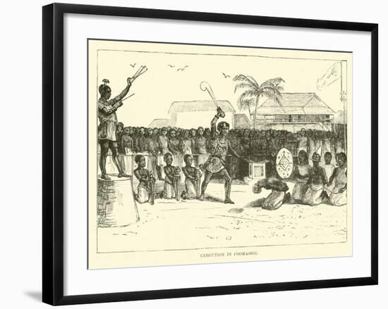 Execution in Coomassie-null-Framed Giclee Print