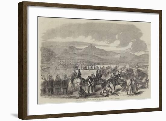 Execution of Mutinous Sepoys on the Parade, Peshawur-null-Framed Giclee Print