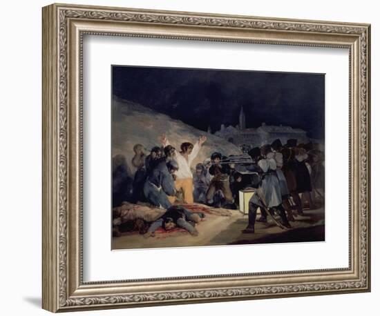 Execution of the Defenders of Madrid, 3rd May, 1808, 1814-Francisco de Goya-Framed Giclee Print