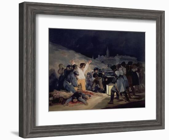 Execution of the Defenders of Madrid, 3rd May, 1808, 1814-Francisco de Goya-Framed Giclee Print