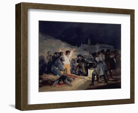 Execution of the Defenders of Madrid, 3rd May, 1808, 1814-Francisco de Goya-Framed Giclee Print