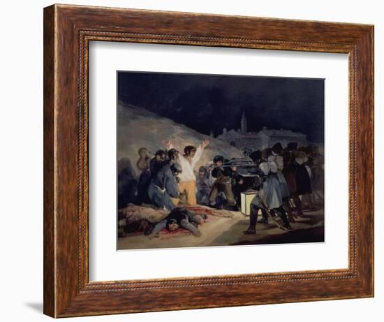 Execution of the Defenders of Madrid, 3rd May, 1808, 1814-Francisco de Goya-Framed Giclee Print