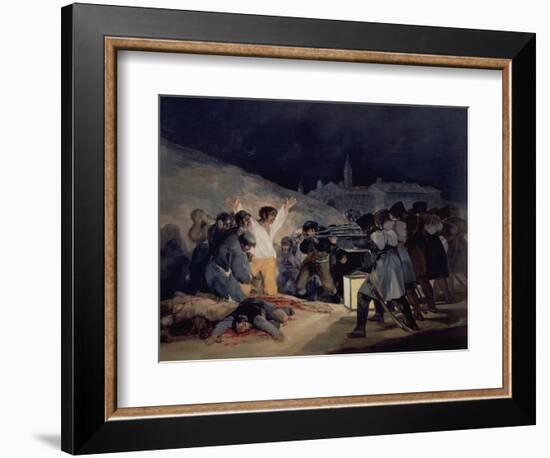 Execution of the Defenders of Madrid, 3rd May, 1808, 1814-Francisco de Goya-Framed Giclee Print