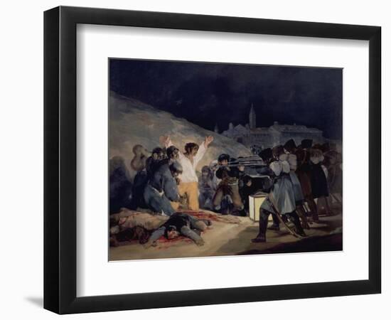 Execution of the Defenders of Madrid, 3rd May, 1808, 1814-Francisco de Goya-Framed Giclee Print