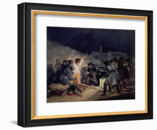 Execution of the Defenders of Madrid, 3rd May, 1808, 1814-Francisco de Goya-Framed Giclee Print