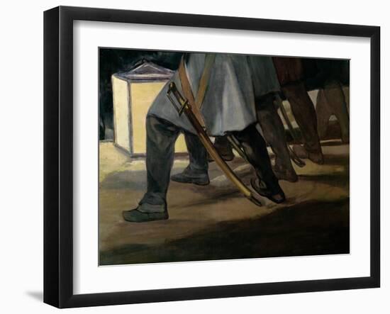 Execution of the Defenders of Madrid, 3Rd May 1808, Detail of Soldiers' Feet, 1814 (Oil on Canvas)-Francisco Jose de Goya y Lucientes-Framed Giclee Print