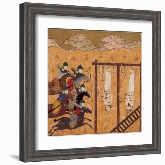 Execution Scene-null-Framed Art Print