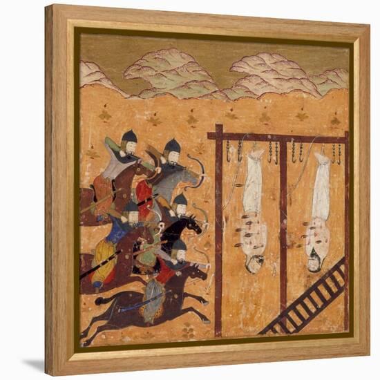 Execution Scene-null-Framed Stretched Canvas