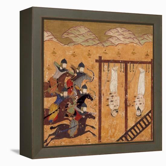 Execution Scene-null-Framed Stretched Canvas