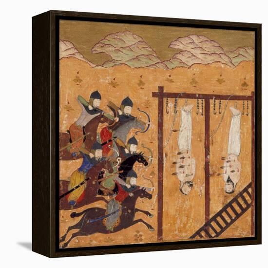 Execution Scene-null-Framed Stretched Canvas