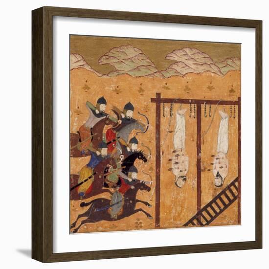 Execution Scene-null-Framed Art Print