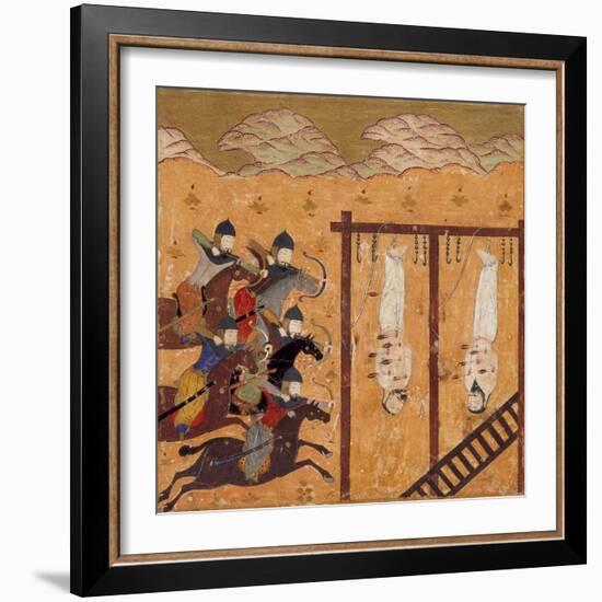 Execution Scene-null-Framed Art Print