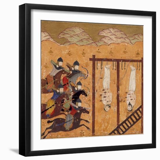 Execution Scene-null-Framed Art Print