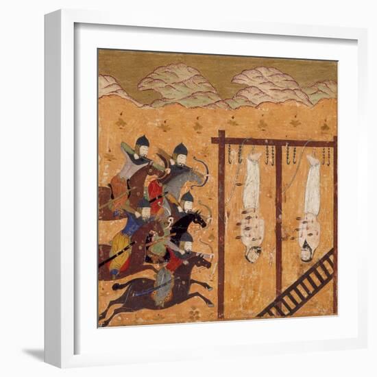 Execution Scene-null-Framed Art Print