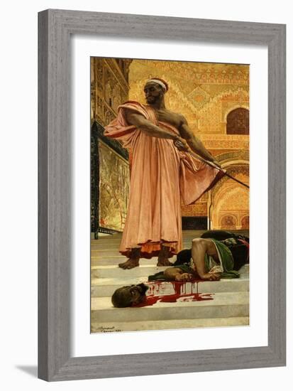 Execution Without Trial under Moorish Rulers in Granada, Spain, 1870 (Rf 22)-Jean-Baptiste Regnault-Framed Giclee Print