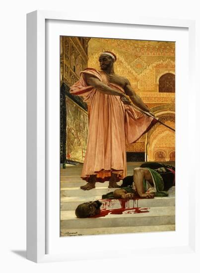 Execution Without Trial under Moorish Rulers in Granada, Spain, 1870 (Rf 22)-Jean-Baptiste Regnault-Framed Giclee Print