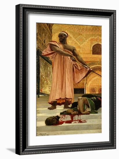 Execution Without Trial under Moorish Rulers in Granada, Spain, 1870 (Rf 22)-Jean-Baptiste Regnault-Framed Giclee Print