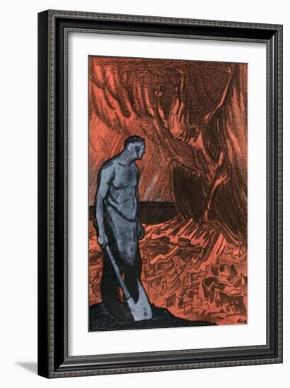 Executioner and War-Wilhelm Schutz-Framed Art Print