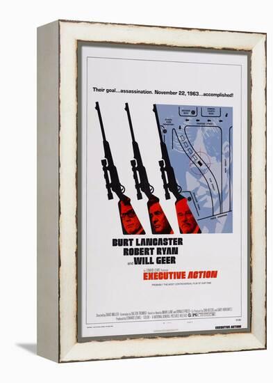 Executive Action, Burt Lancaster, Robert Ryan, Will Geer, 1973-null-Framed Stretched Canvas