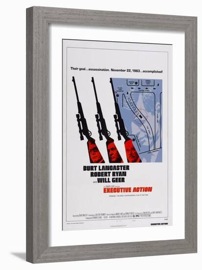 Executive Action, Burt Lancaster, Robert Ryan, Will Geer, 1973-null-Framed Art Print