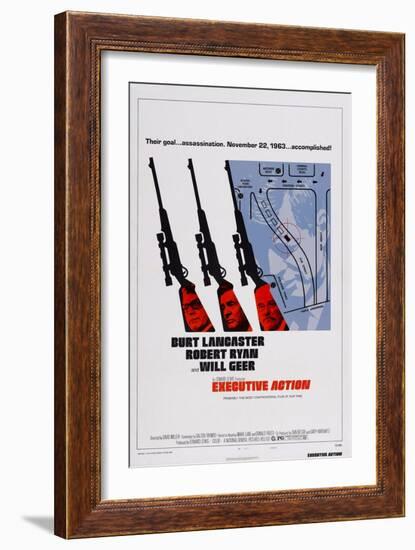 Executive Action, Burt Lancaster, Robert Ryan, Will Geer, 1973-null-Framed Art Print