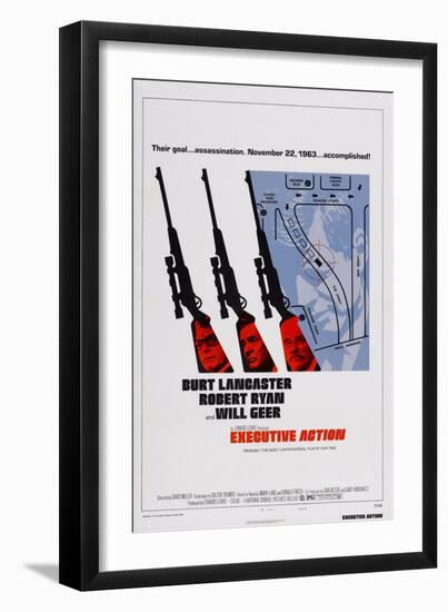 Executive Action, Burt Lancaster, Robert Ryan, Will Geer, 1973-null-Framed Art Print