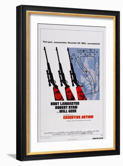 Executive Action, Burt Lancaster, Robert Ryan, Will Geer, 1973-null-Framed Art Print