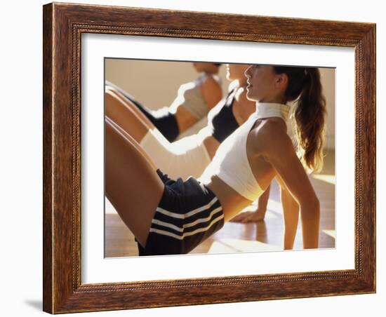 Exercise Class-null-Framed Photographic Print