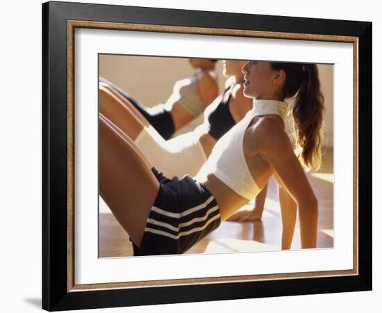 Exercise Class-null-Framed Photographic Print