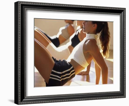 Exercise Class-null-Framed Photographic Print