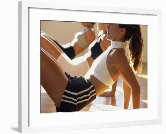 Exercise Class-null-Framed Photographic Print