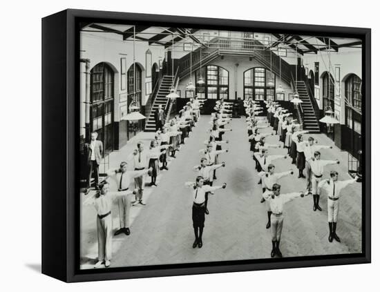 Exercise Drill, Crawford Street School, Camberwell, London, 1906-null-Framed Premier Image Canvas