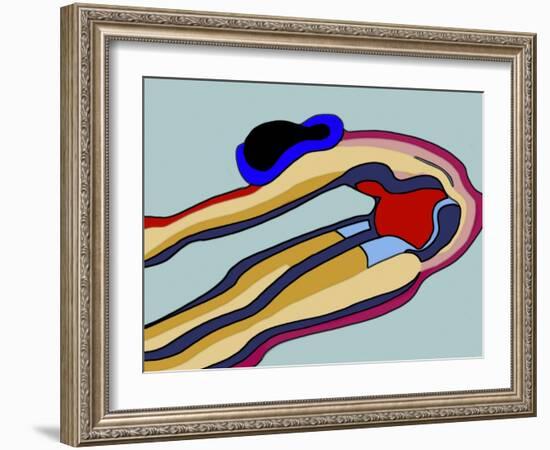 Exercise Figure-Diana Ong-Framed Giclee Print