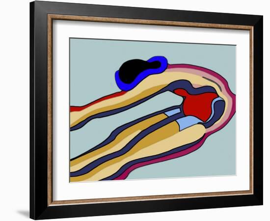 Exercise Figure-Diana Ong-Framed Giclee Print