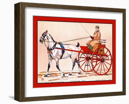 Exercising Cart-Edward Penfield-Framed Art Print