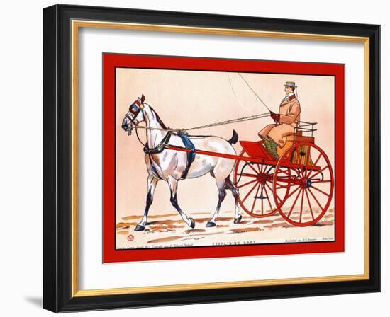 Exercising Cart-Edward Penfield-Framed Art Print