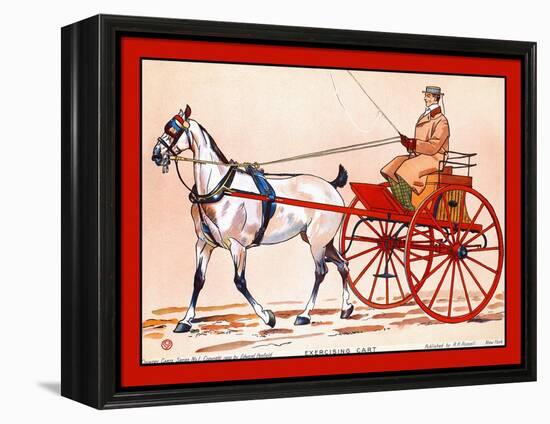 Exercising Cart-Edward Penfield-Framed Stretched Canvas