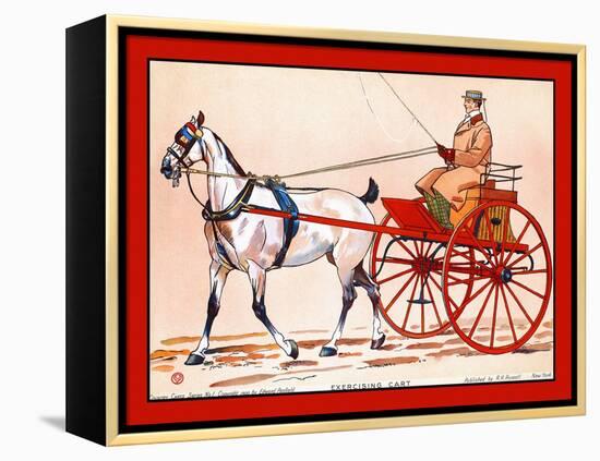 Exercising Cart-Edward Penfield-Framed Stretched Canvas