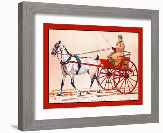 Exercising Cart-Edward Penfield-Framed Art Print