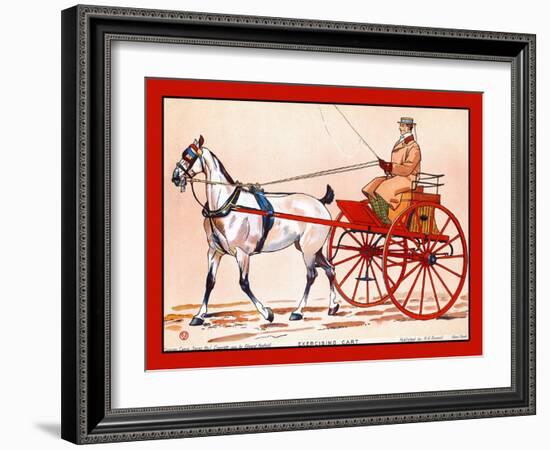 Exercising Cart-Edward Penfield-Framed Art Print