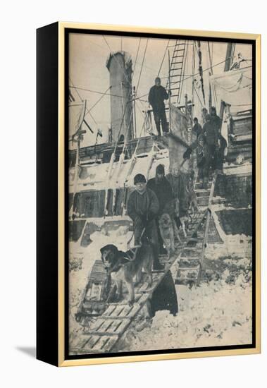 'Exercising the Dogs', 1936-Unknown-Framed Premier Image Canvas