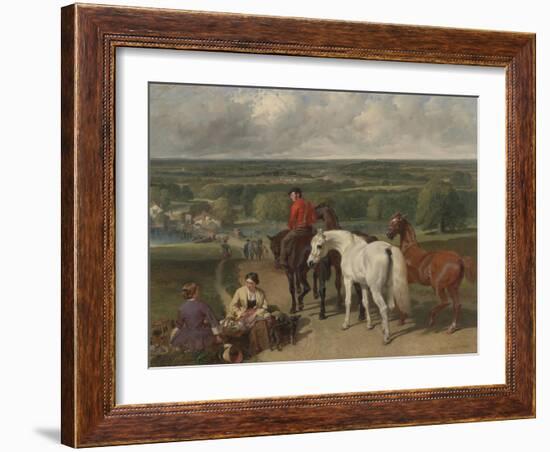 Exercising the Royal Horses, 1847-55-John Frederick Herring Snr-Framed Giclee Print